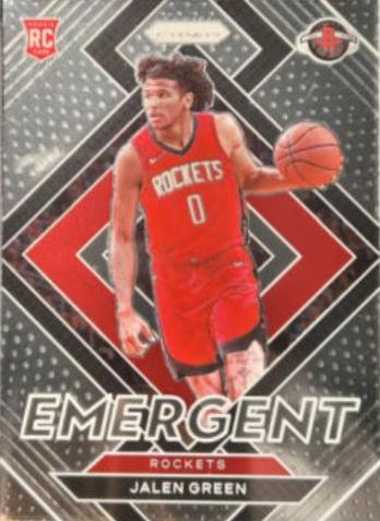 2021 Panini Prizm Emergent Jalen Green #15 card
