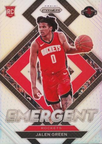2021 Panini Prizm Emergent Jalen Green [Silver Prizm] #15 card