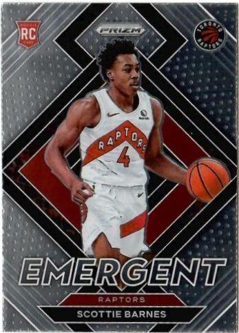 2021 Panini Prizm Emergent Scottie Barnes #13 card