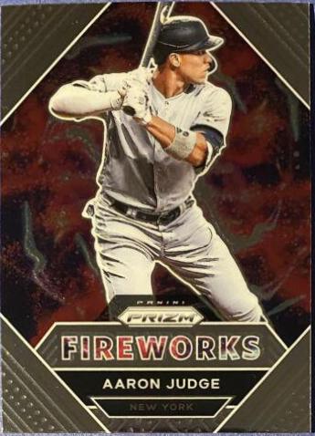 2021 Panini Prizm Fireworks Aaron Judge #FW4 card