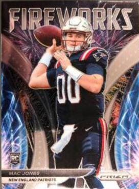 2021 Panini Prizm Fireworks Mac Jones #F-25 card