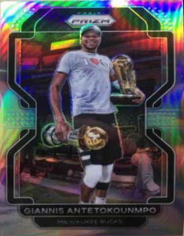 2021 Panini Prizm Giannis Antetokounmpo [Silver Prizm] #1 card