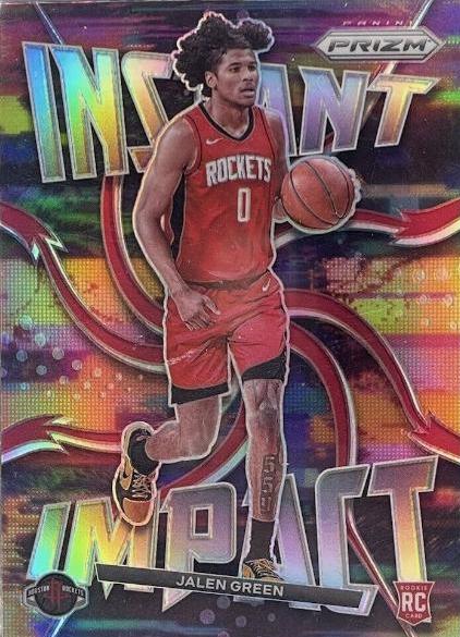 2021 Panini Prizm Instant Impact Jalen Green [Silver Prizm] #25 card
