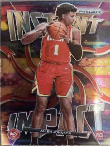 2021 Panini Prizm Instant Impact Jalen Johnson #23 card