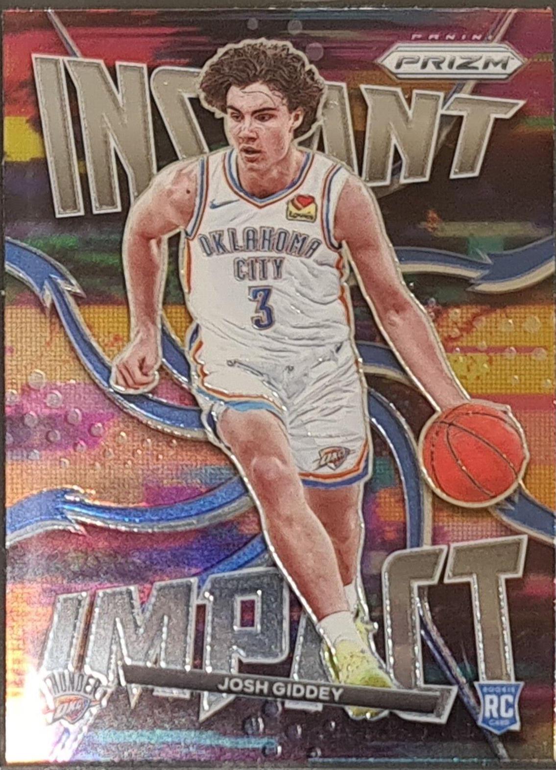 2021 Panini Prizm Instant Impact Josh Giddey #4 card