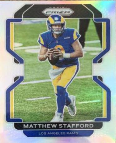 2021 Panini Prizm Matthew Stafford [Silver Prizm] #67 card