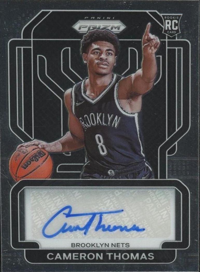 2021 Panini Prizm Rookie Signatures Cameron Thomas #RS-CAM card