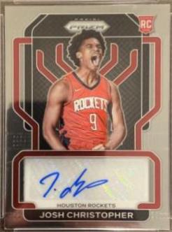 2021 Panini Prizm Rookie Signatures Josh Christopher #RS-JCO card