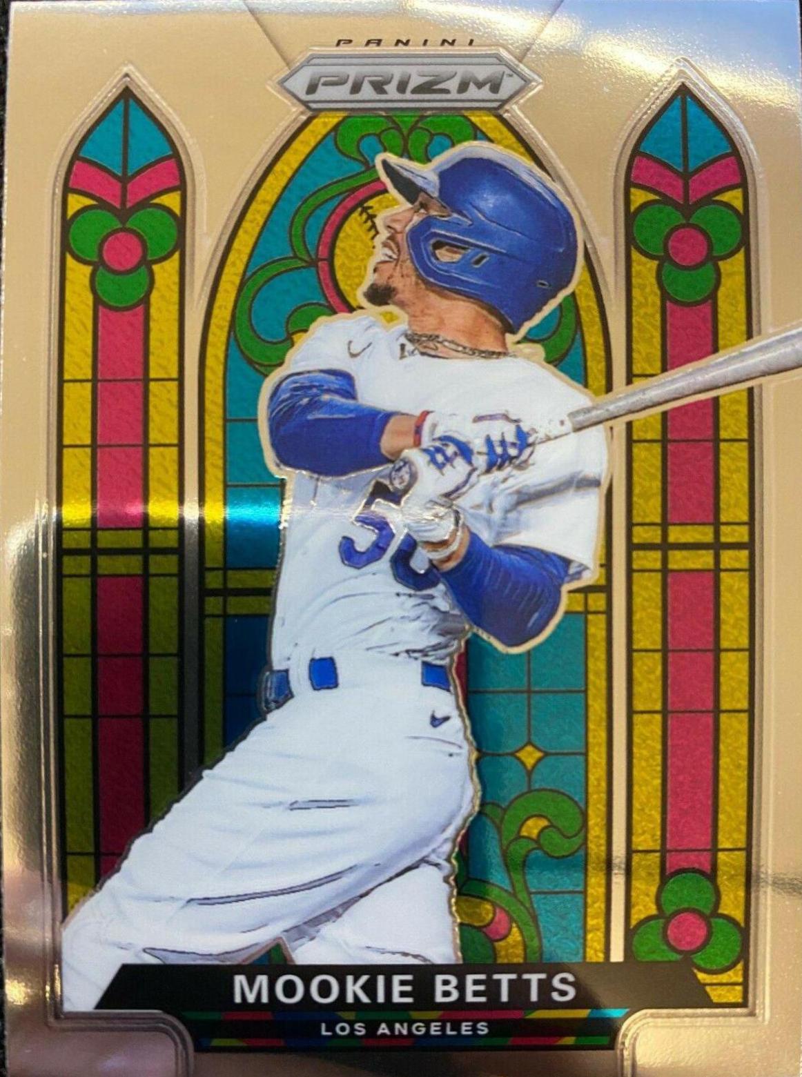 2021 Panini Prizm Stained Glass Mookie Betts #SG-2 card