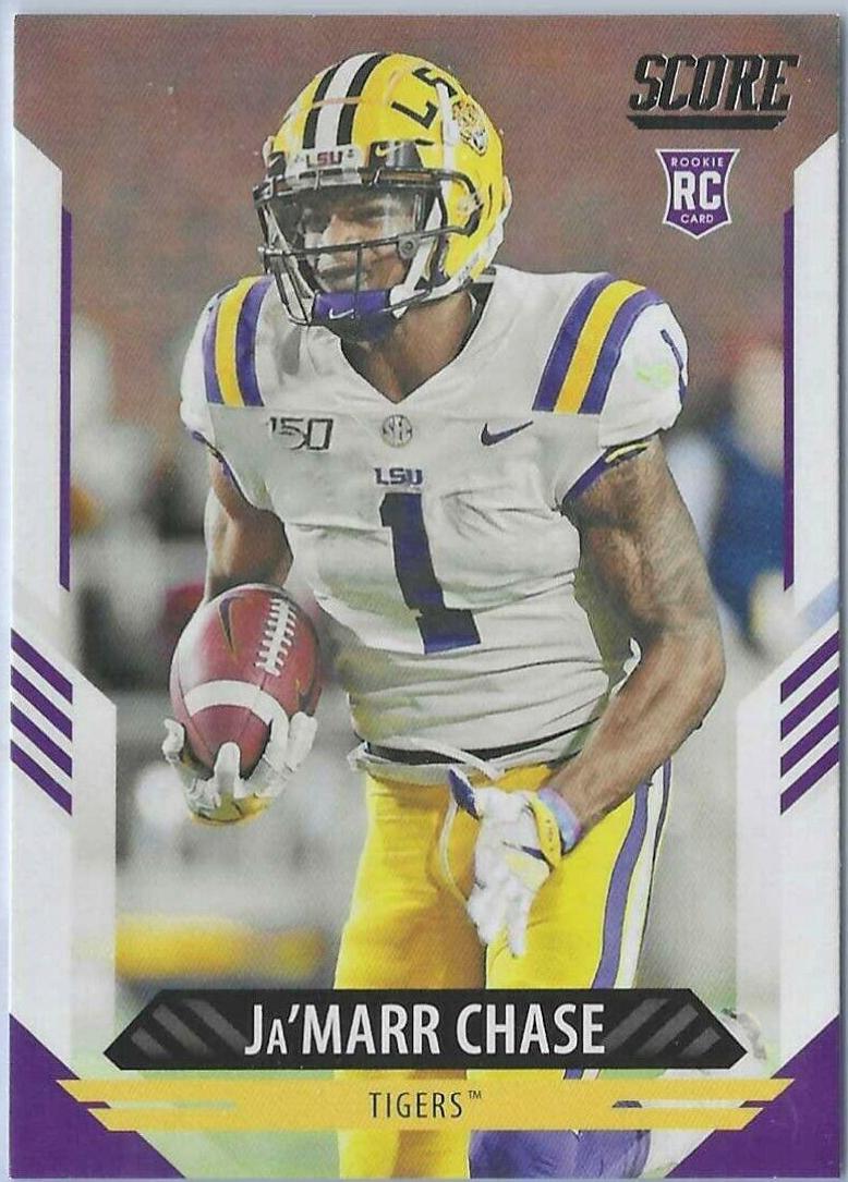 2021 Panini Score Ja'Marr Chase #325 card