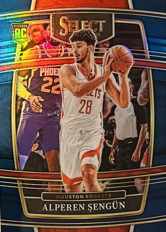 2021 Panini Select Alperen Sengun [Blue Prizm] #19 card