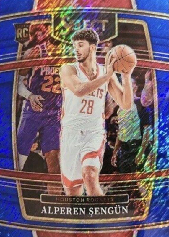 2021 Panini Select Alperen Sengun [Blue Shimmer] #19 card