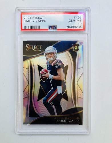 2021 Panini Select Bailey Zappe #405 card