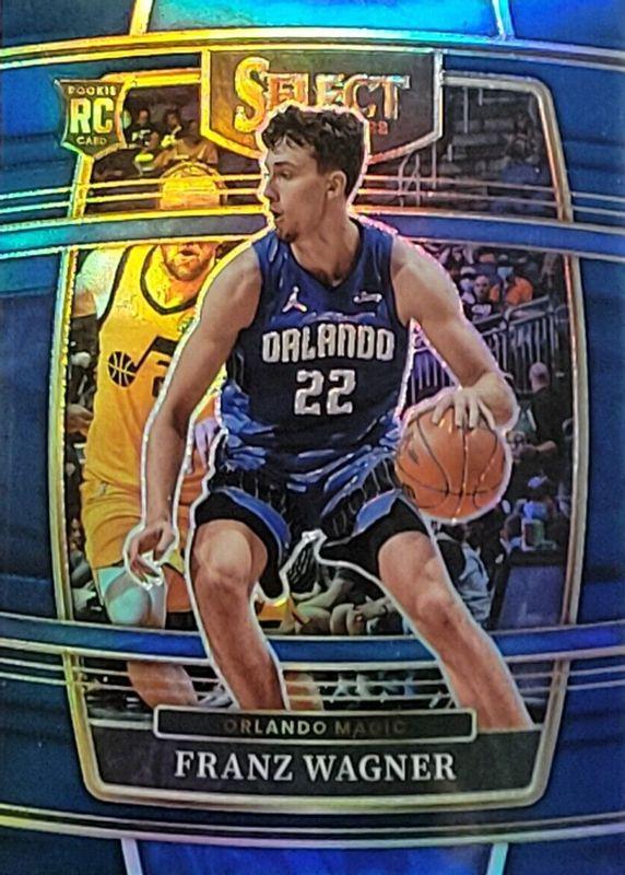 2021 Panini Select Franz Wagner [Blue Prizm] #15 card