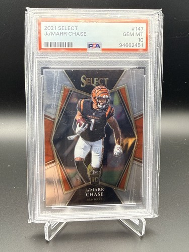 2021 Panini Select Ja'Marr Chase #147 card