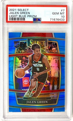 2021 Panini Select Jalen Green [Light Blue Prizm] #7 card