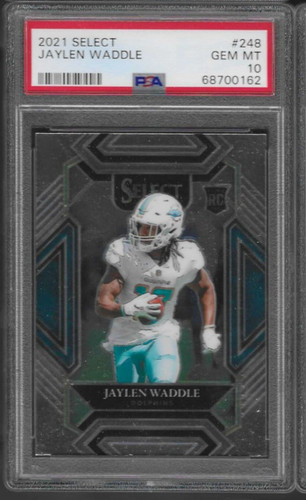 2021 Panini Select Jaylen Waddle #248 card