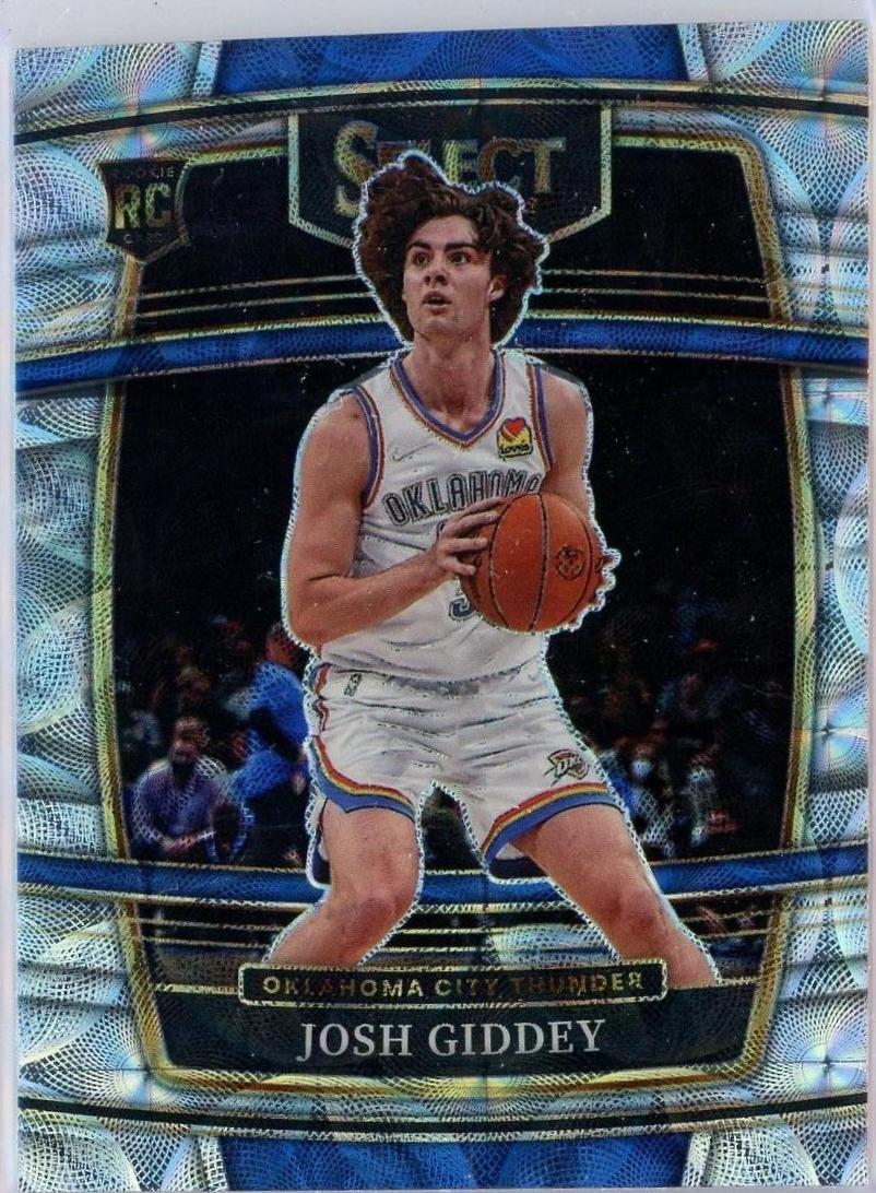 2021 Panini Select Josh Giddey [Silver Prizm] #58 card