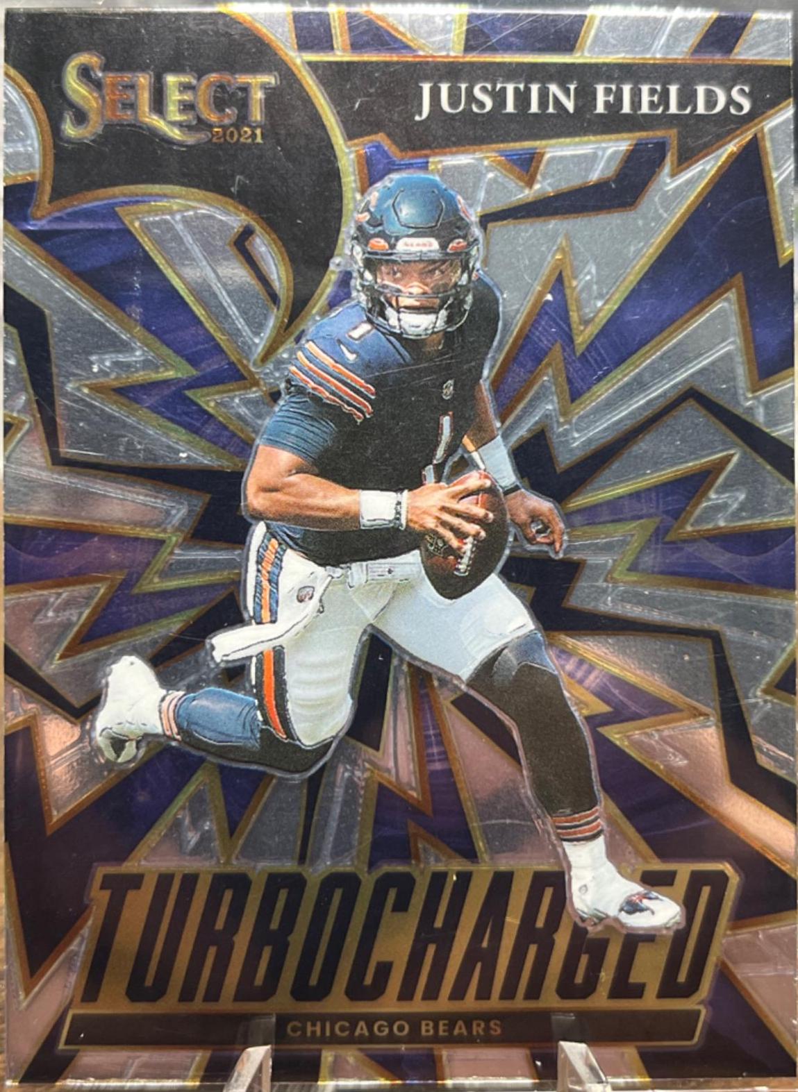 2021 Panini Select Turbocharged Justin Fields #TUR-4 card