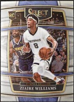 2021 Panini Select Ziaire Williams #86 card
