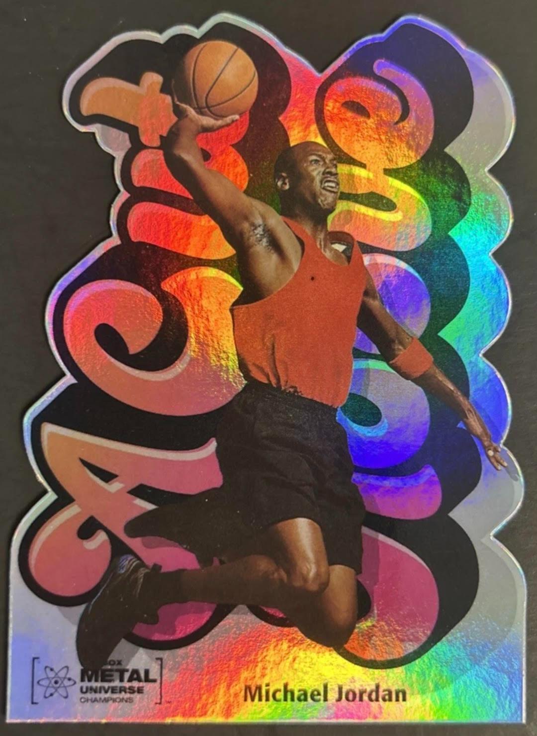 2021 Skybox Metal Universe Champions A Cut Above Michael Jordan #ACA-1 card