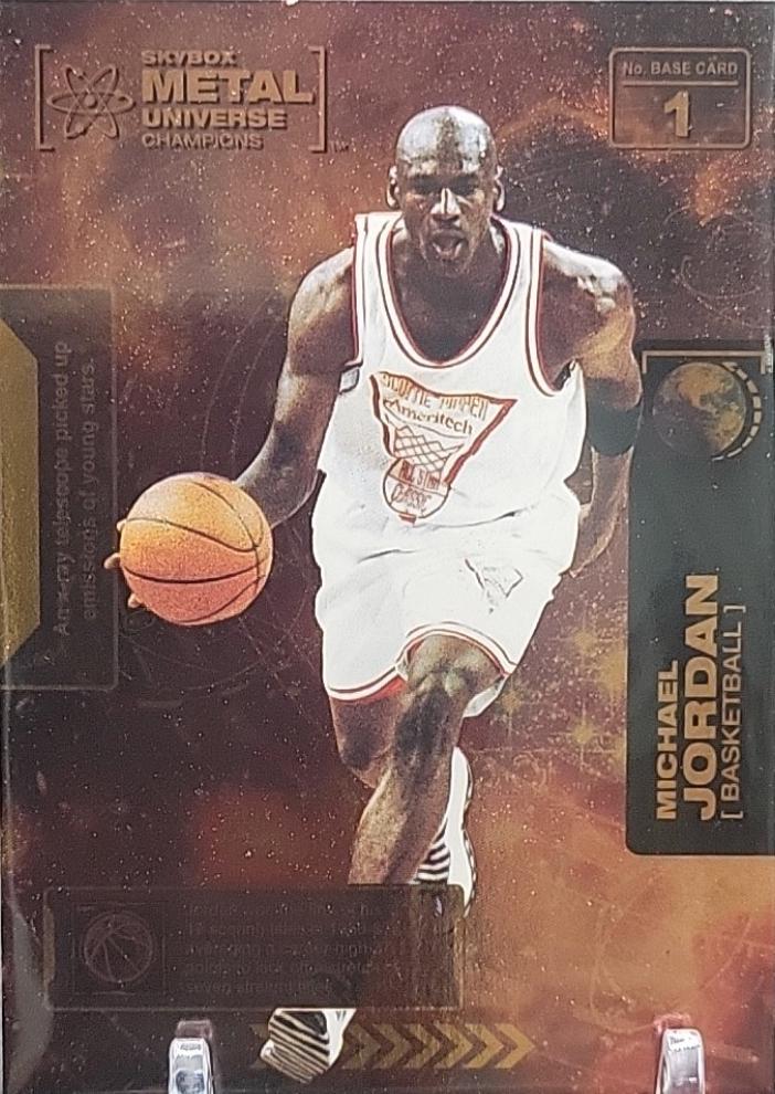 2021 Skybox Metal Universe Champions Michael Jordan [Copper] #1 card