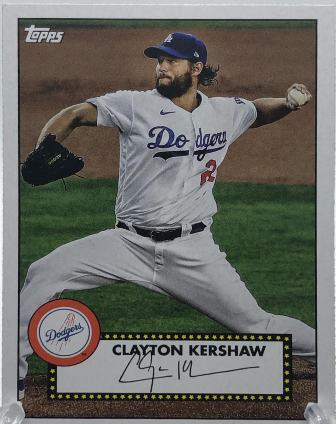 2021 Topps 1952 Redux Clayton Kershaw #T52-40 card