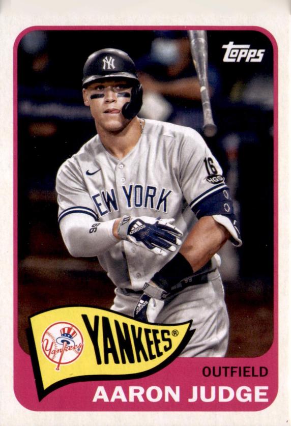 2021 Topps 1965 Redux Aaron Judge #T65-33 card