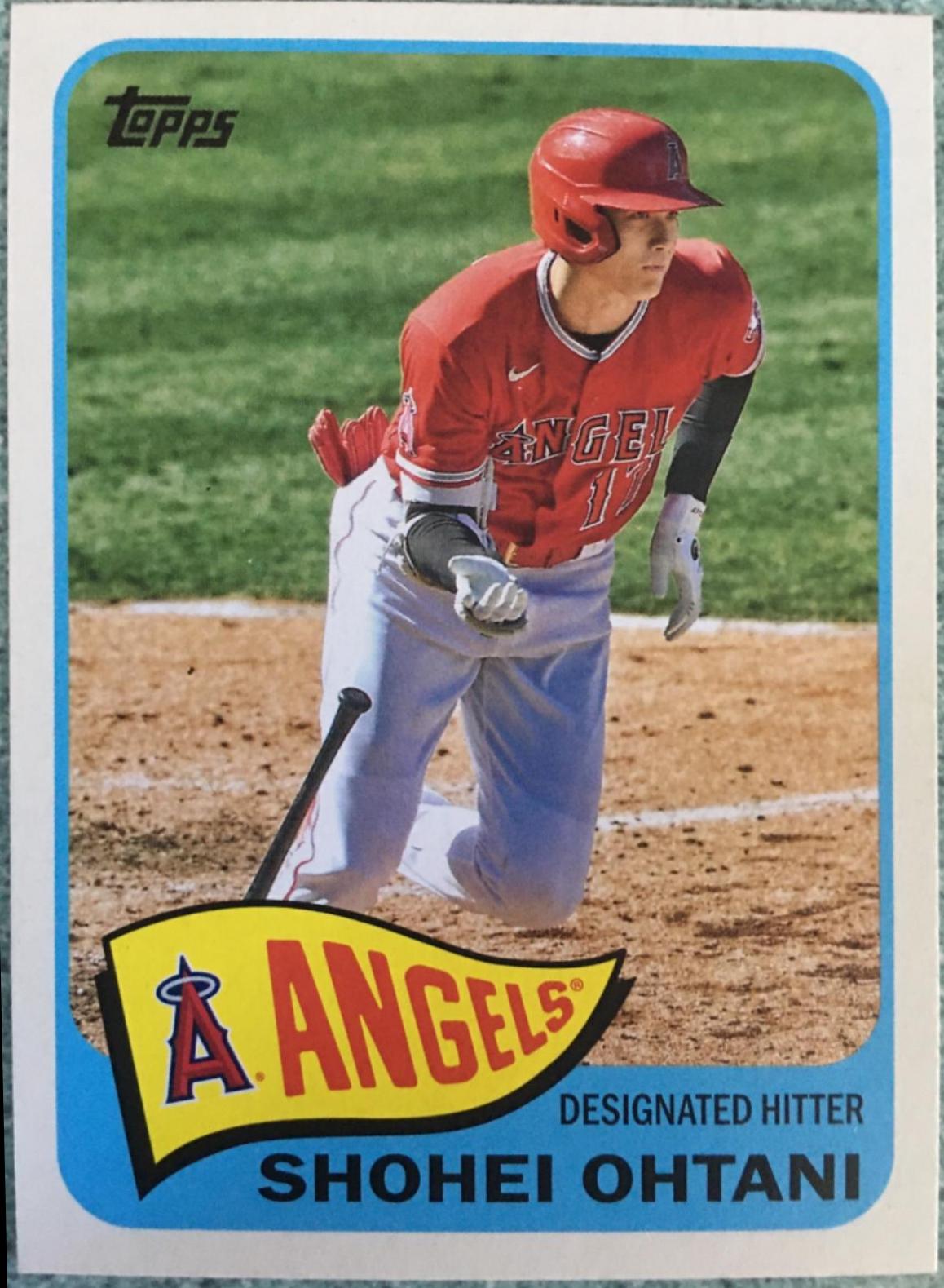 2021 Topps 1965 Redux Shohei Ohtani #T65-4 card