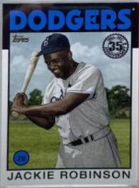 2021 Topps 1986 35th Anniversary Jackie Robinson #86B-88 card