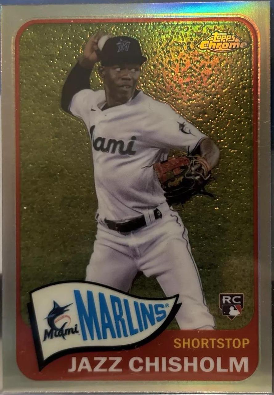 2021 Topps Chrome 1965 Redux Jazz Chisholm #TH65-2 card