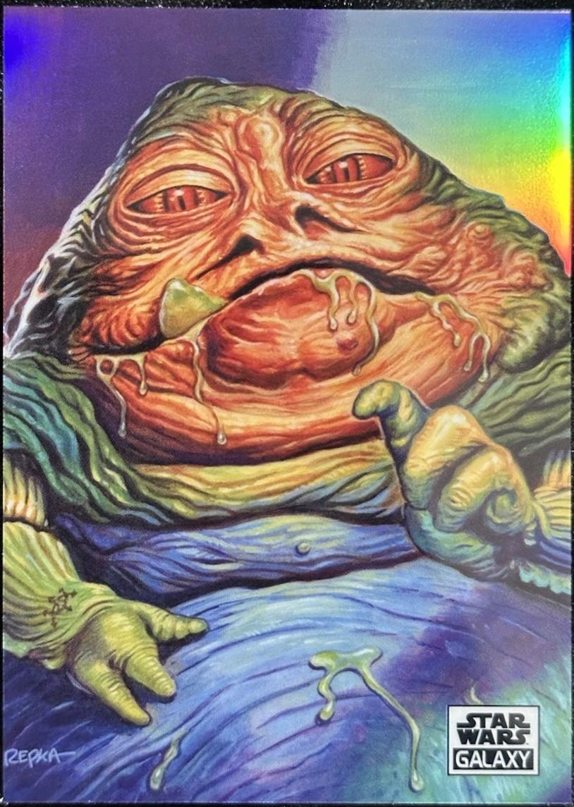 2021 Topps Chrome Galaxy A Hutt Called Jabba [Refractor] #85 card
