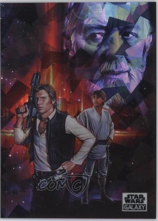 2021 Topps Chrome Galaxy Birth of a Hero [Atomic Refractor] #80 card