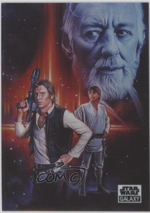2021 Topps Chrome Galaxy Birth of a Hero [Refractor] #80 card