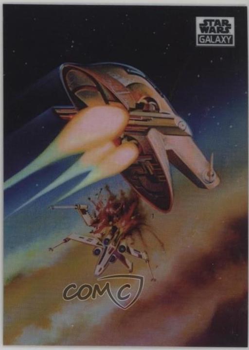 2021 Topps Chrome Galaxy Boba Fett's Starship [Refractor] #18 card