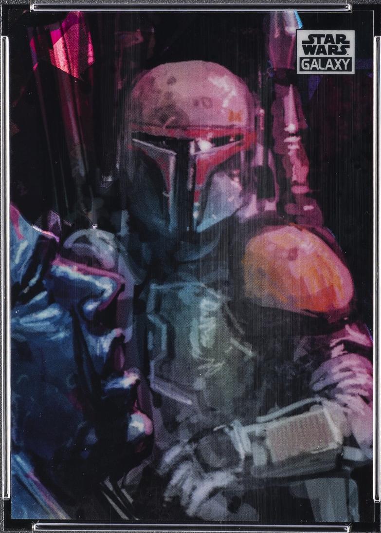 2021 Topps Chrome Galaxy Boba's Prize [Atomic Refractor] #74 card