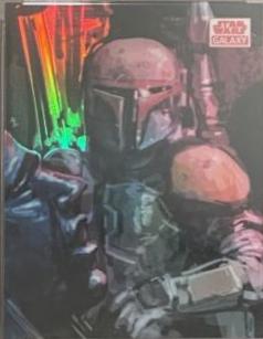 2021 Topps Chrome Galaxy Boba's Prize [Red Refractor] #74 card