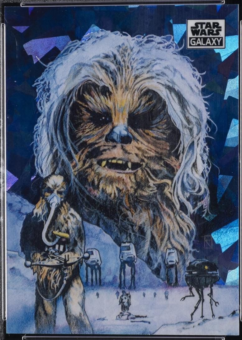 2021 Topps Chrome Galaxy Chewbacca [Atomic Refractor] #14 card