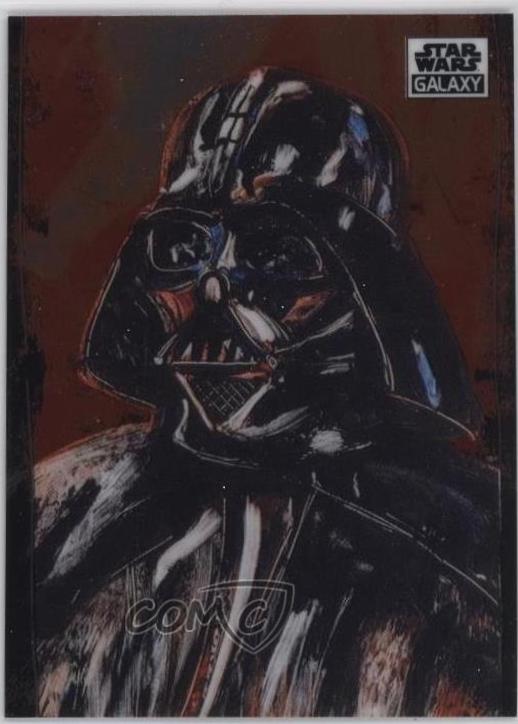 2021 Topps Chrome Galaxy Darth Vader #9 card
