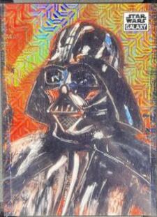 2021 Topps Chrome Galaxy Darth Vader [Mojo Refractor] #9 card
