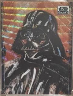 2021 Topps Chrome Galaxy Darth Vader [Wave Refractor] #9 card