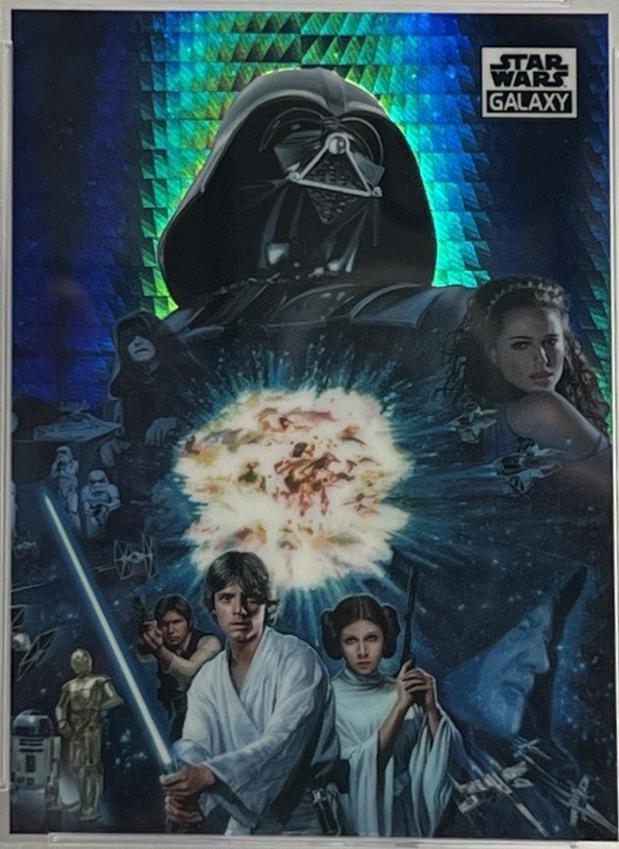 2021 Topps Chrome Galaxy Empire and Rebellion [Prism Refractor] #48 card