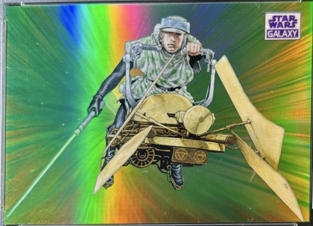 2021 Topps Chrome Galaxy Endor Chase [Purple Refractor] #62 card