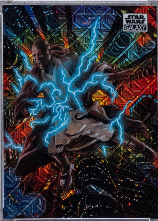2021 Topps Chrome Galaxy Fall of a Jedi [Mojo Refractor] #72 card