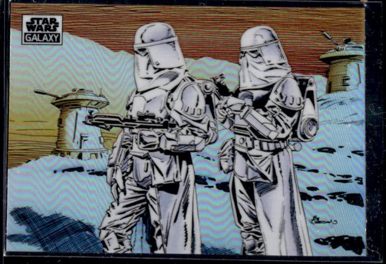 2021 Topps Chrome Galaxy Imperial Snowtroopers [Refractor] #15 card