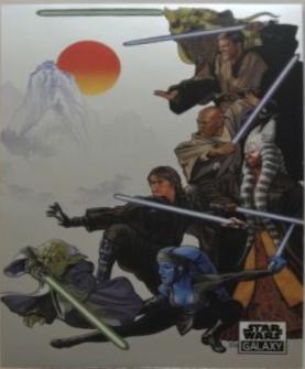 2021 Topps Chrome Galaxy Jedi a la Kurosawa #88 card