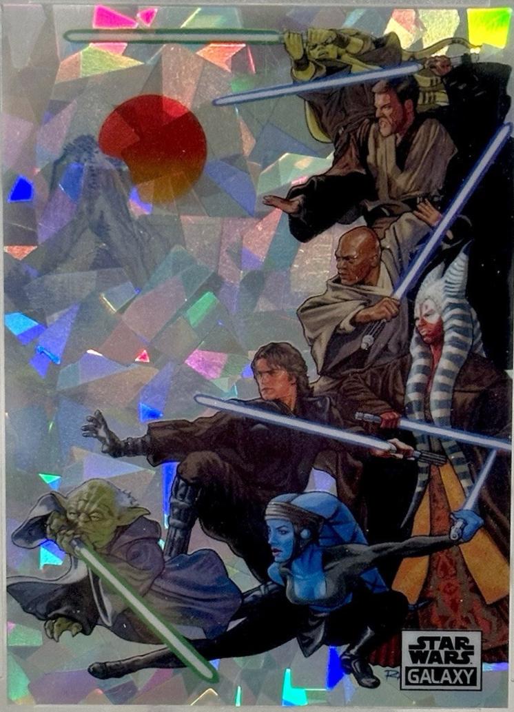 2021 Topps Chrome Galaxy Jedi a la Kurosawa [Atomic Refractor] #88 card