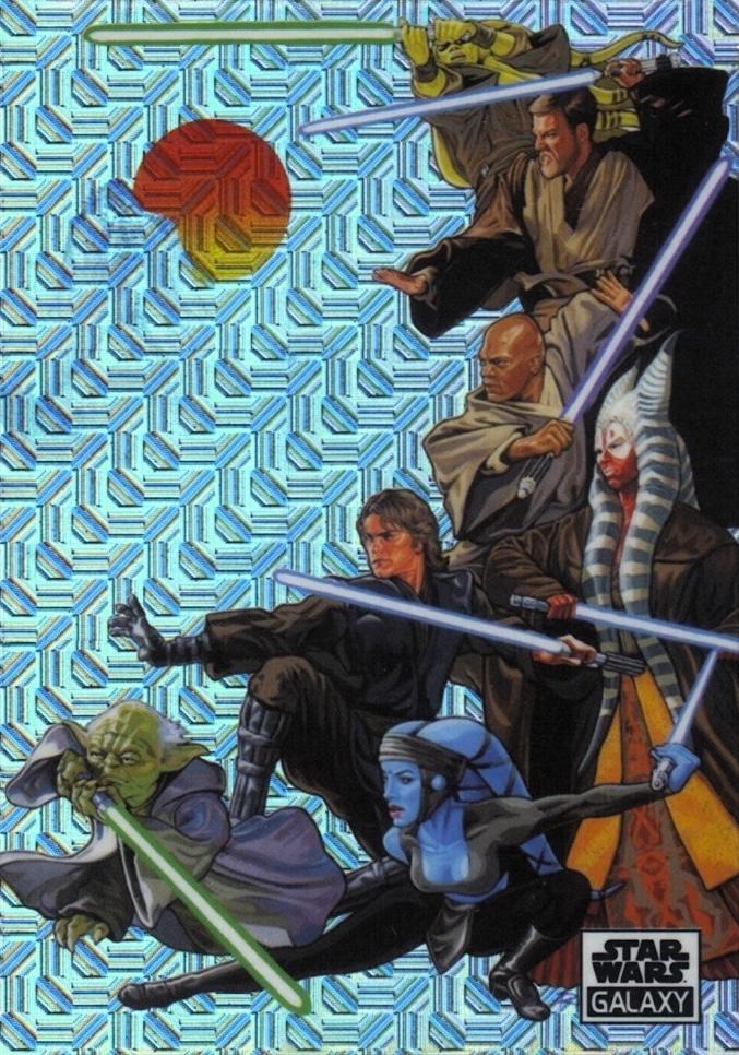 2021 Topps Chrome Galaxy Jedi a la Kurosawa [Mojo Refractor] #88 card
