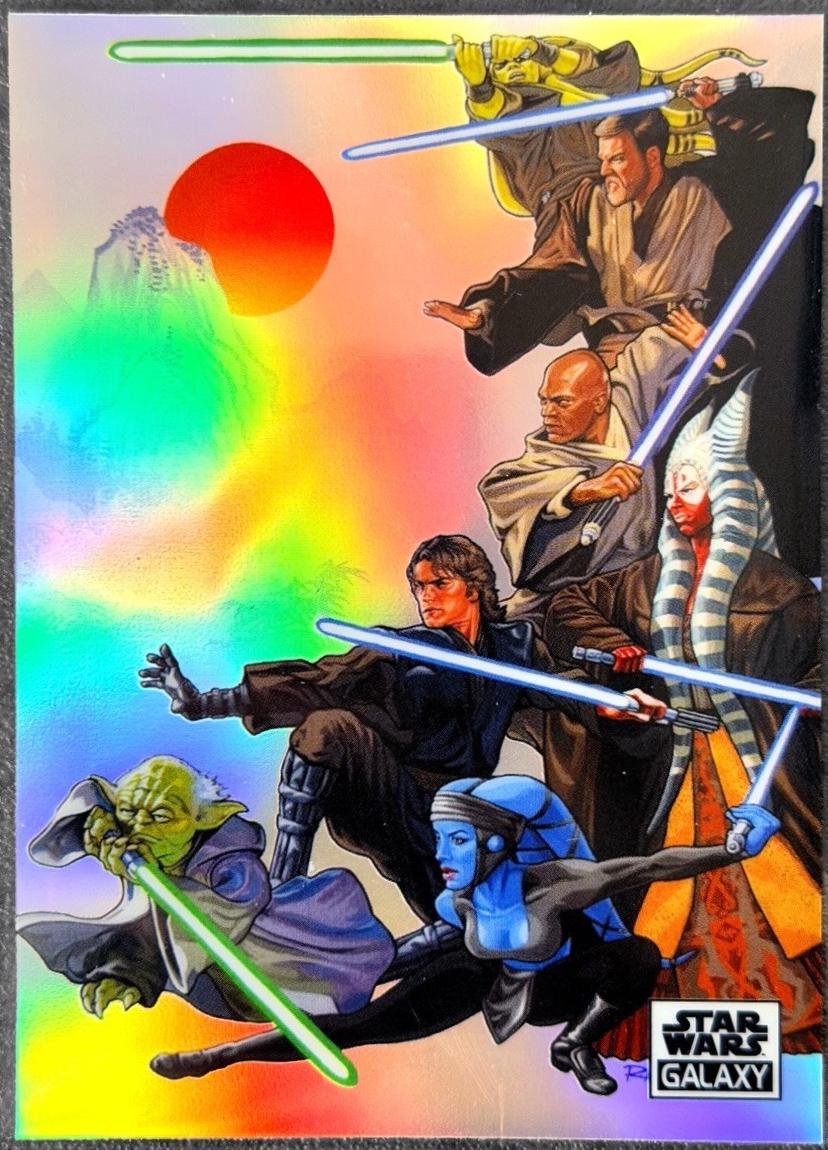 2021 Topps Chrome Galaxy Jedi a la Kurosawa [Refractor] #88 card