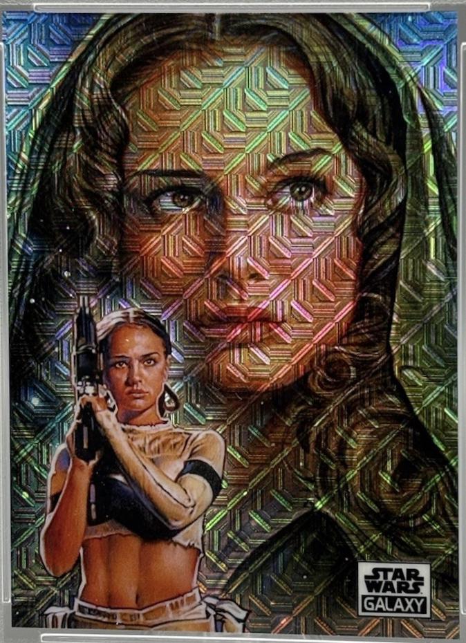 2021 Topps Chrome Galaxy Padme Amidala [Mojo Refractor] #40 card